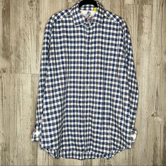 Robert Graham Other - Robert Graham Classic Fit Silk blend Button Down Large